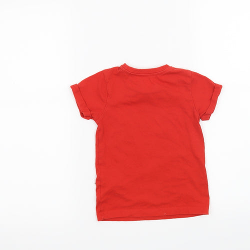 Mothercare Boys Red   Basic T-Shirt Size 3 Years  - Rockies Valley