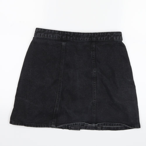 Denim Co. Womens Black  Denim Straight & Pencil Skirt Size 8