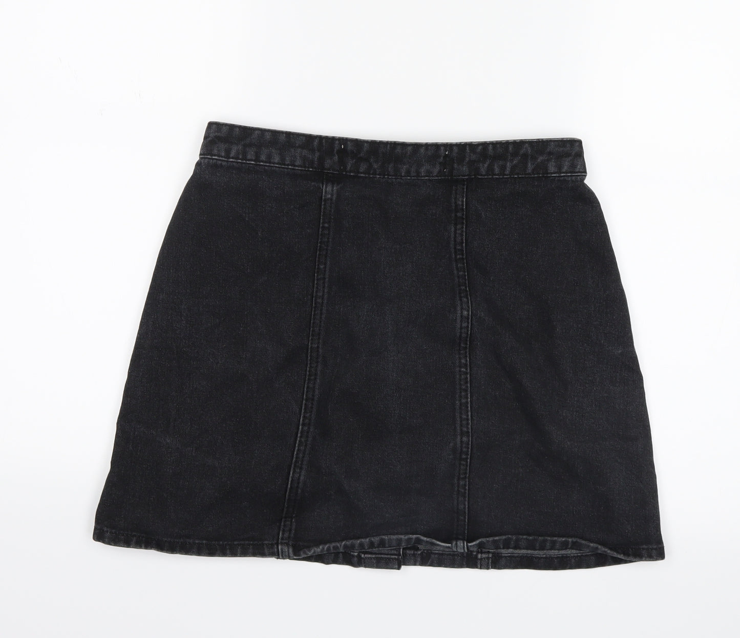 Denim Co. Womens Black  Denim Straight & Pencil Skirt Size 8
