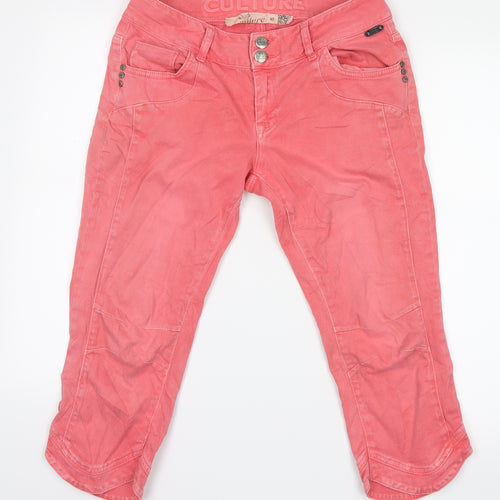 CULTURE Womens Pink  Denim Cropped Jeans Size 30 in L21 in