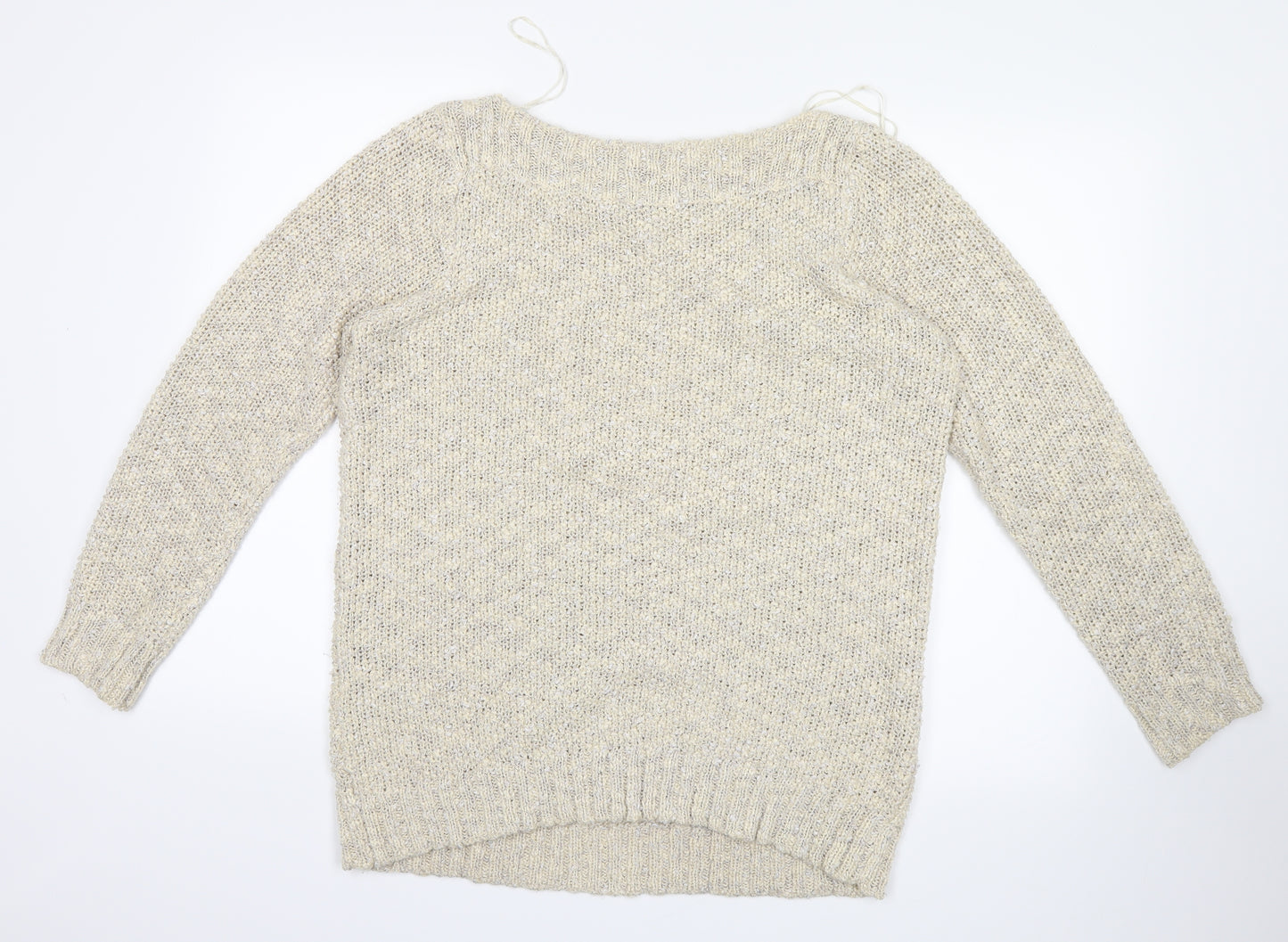 George Womens Ivory  Knit Pullover Jumper Size 14
