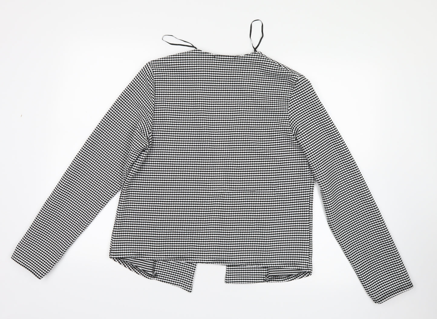 Select Womens White Geometric  Jacket  Size 14