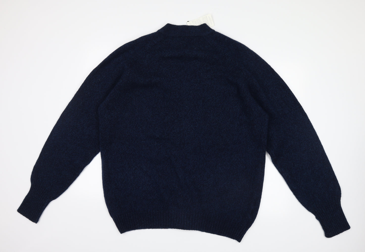 BHS Mens Blue  Knit Cardigan Jumper Size L