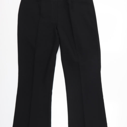 Papaya Womens Black   Trousers  Size 14 L27 in