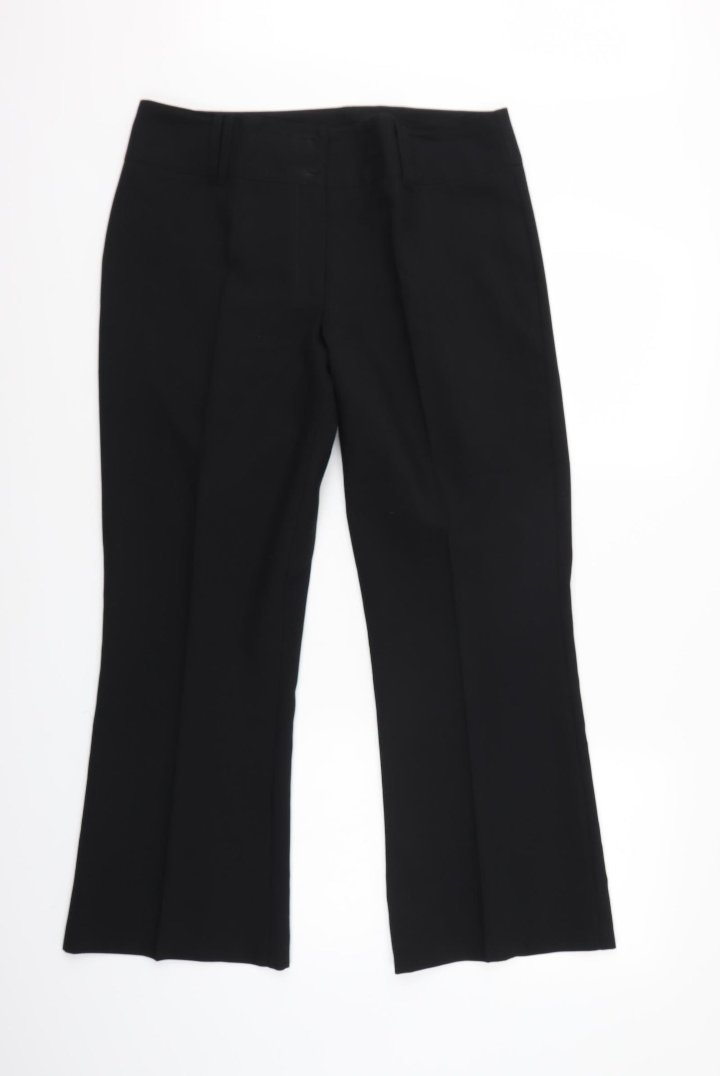 Papaya Womens Black   Trousers  Size 14 L27 in