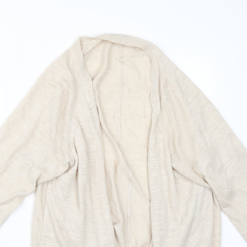 Marks and Spencer Womens Beige   Cardigan Jumper Size 14