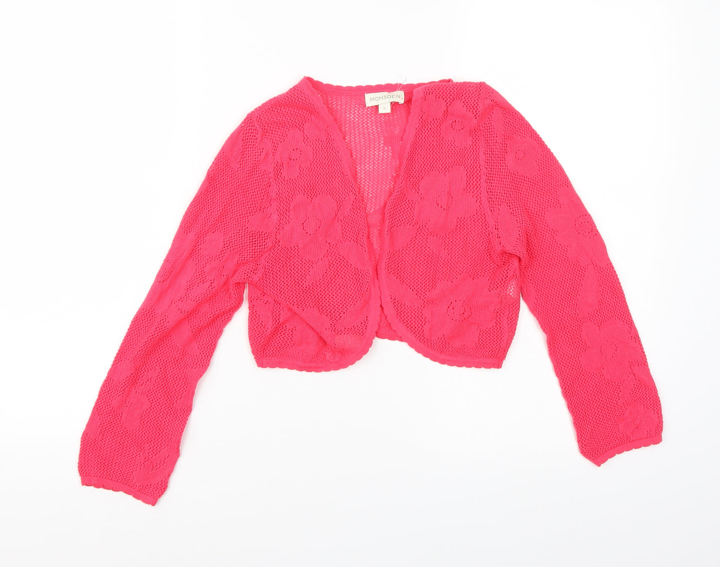 Monsoon Womens Pink   Cardigan Jumper Size S