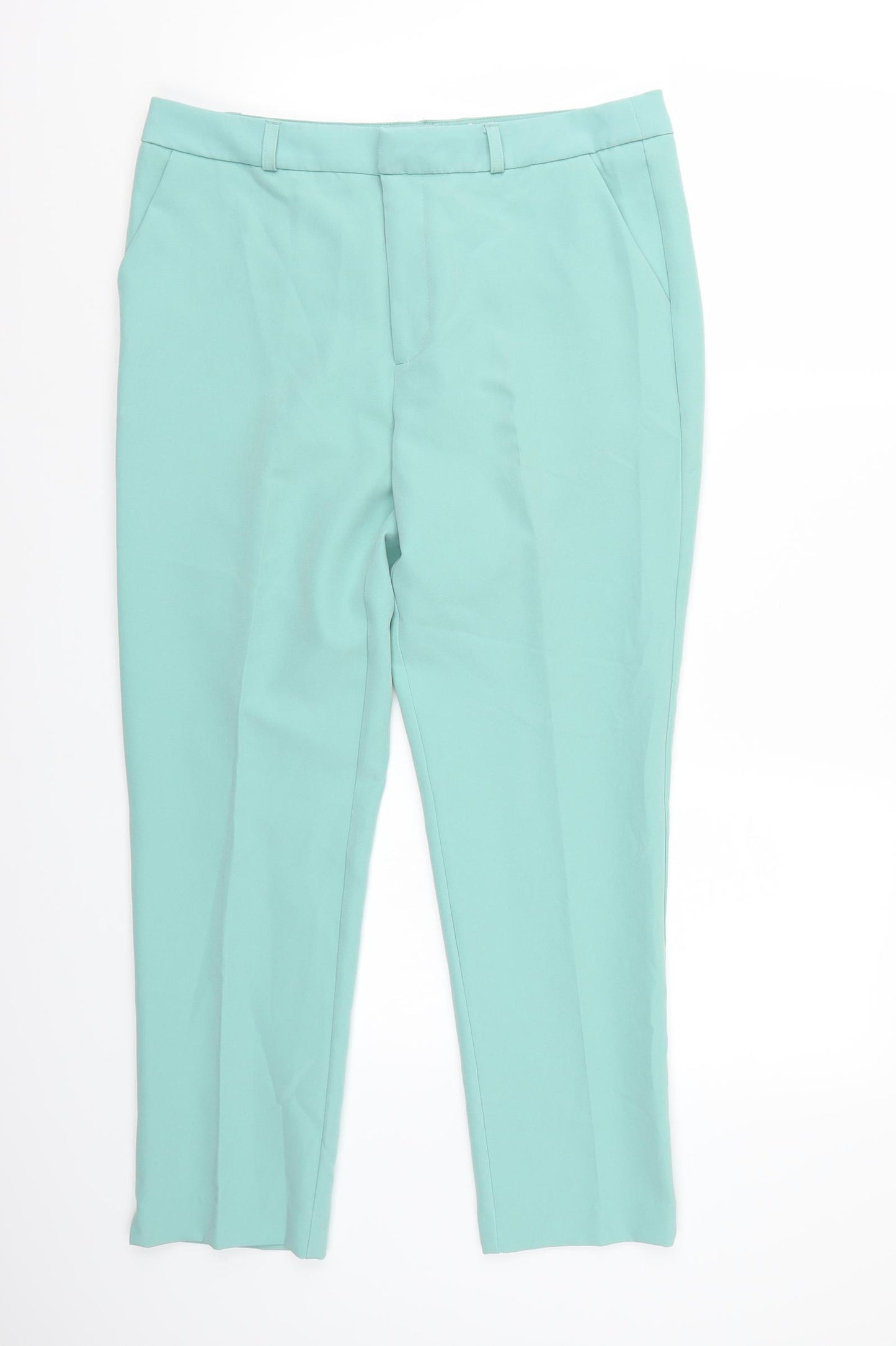 Stradavarius Womens Green   Trousers  Size 14 L27 in