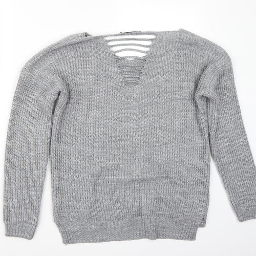 cameo rose Womens Grey   Pullover Jumper Size M