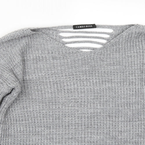cameo rose Womens Grey   Pullover Jumper Size M