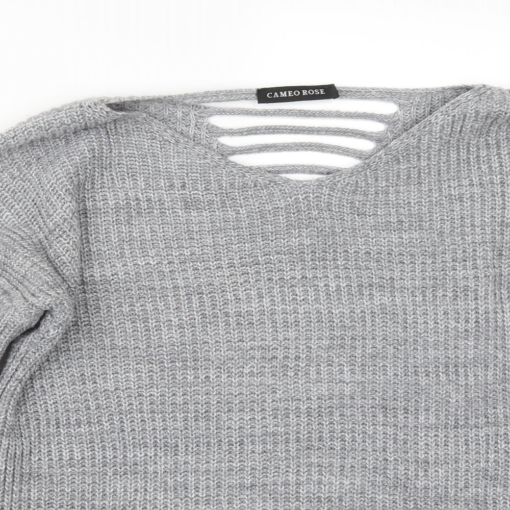cameo rose Womens Grey   Pullover Jumper Size M