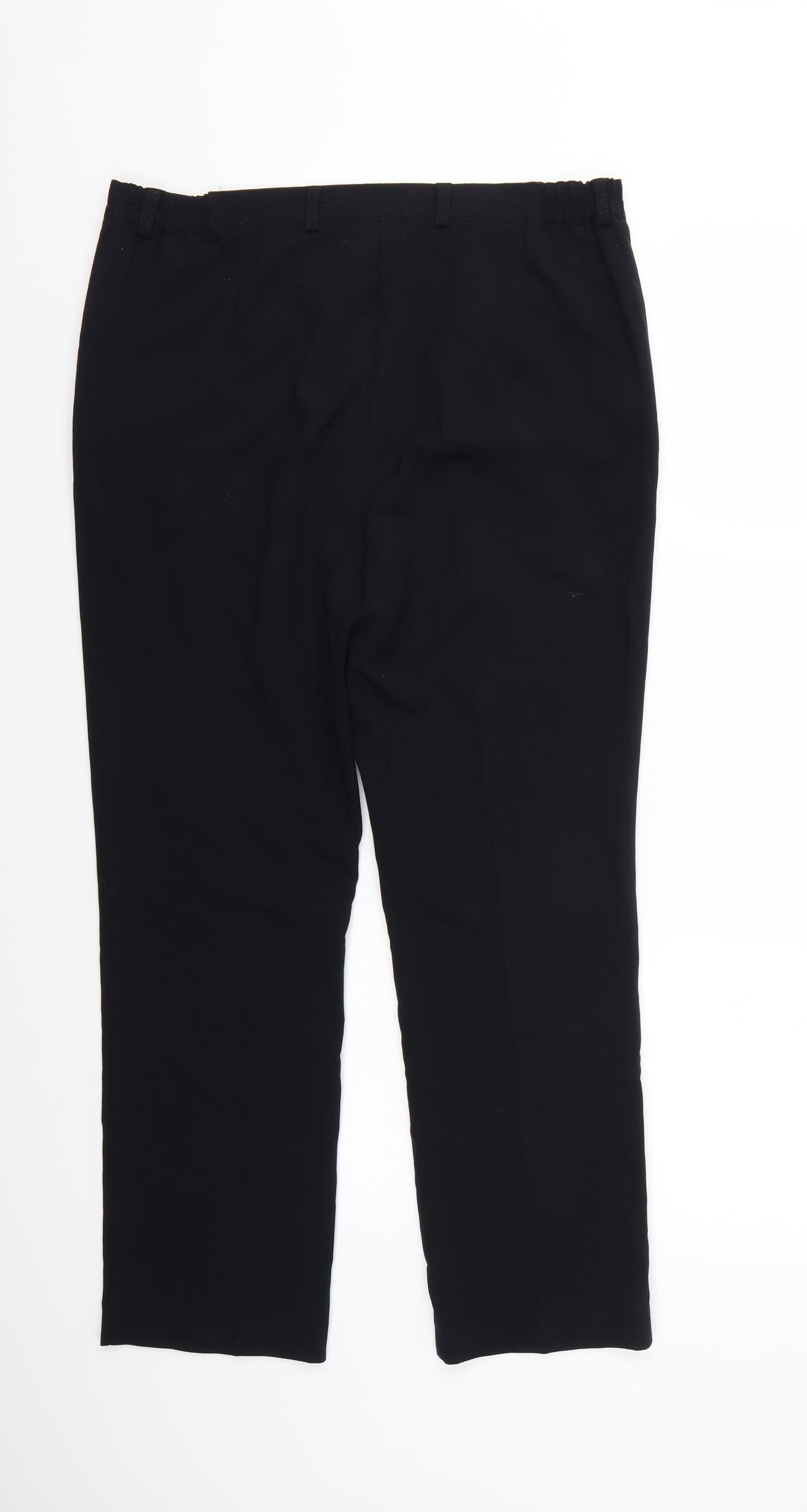 Canda Womens Black   Trousers  Size 16 L27 in