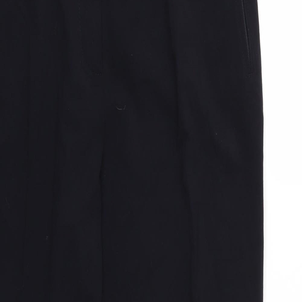 Canda Womens Black   Trousers  Size 16 L27 in