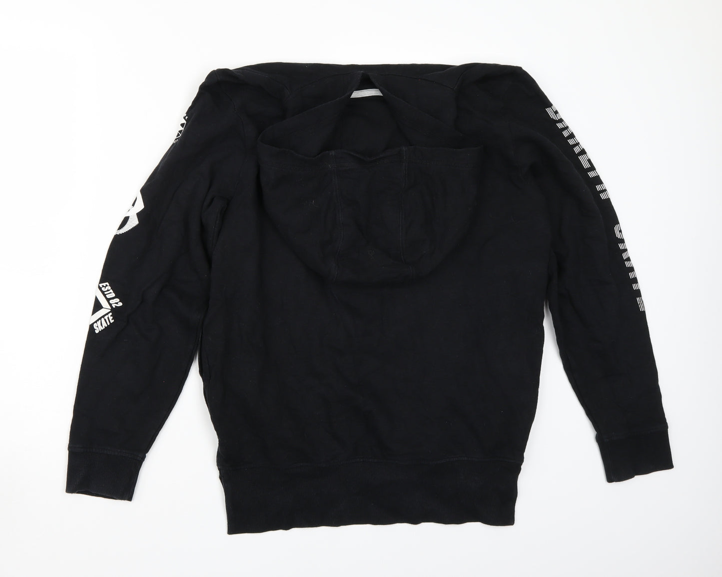 NEXT Boys Black  Rayon Pullover Hoodie Size 13 Years