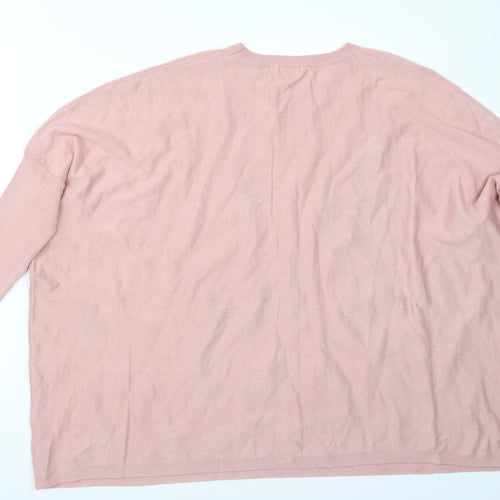 Blue vanilla Womens Pink   Pullover Jumper Size M