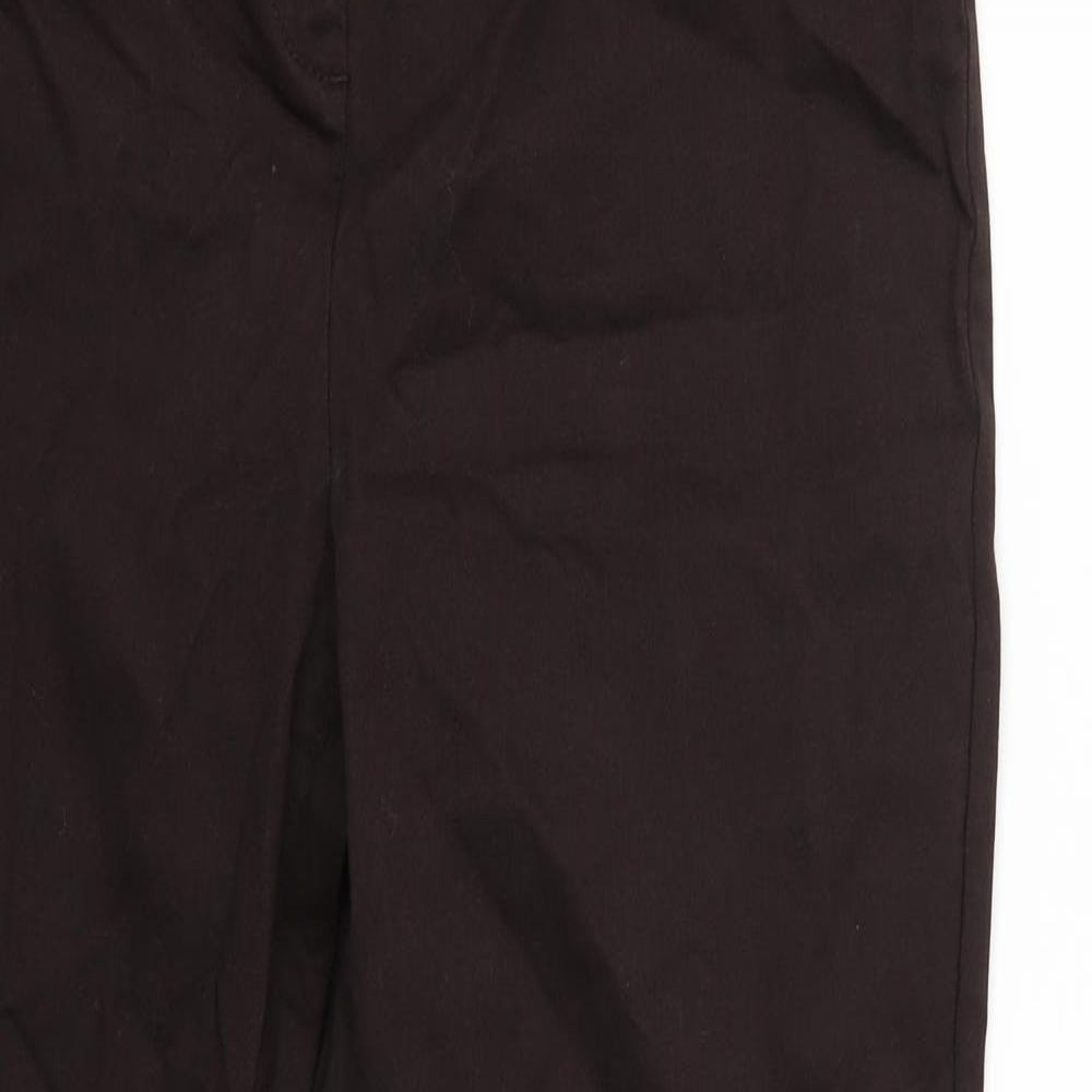 Marks and Spencer Womens Brown   Trousers  Size 14 L31 in
