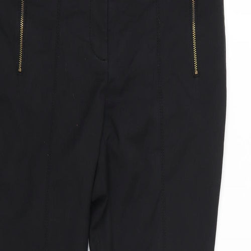 NEXT Womens Black   Trousers  Size 10 L28 in