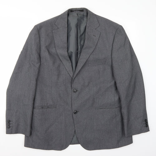 Marks and Spencer Mens Grey   Jacket Suit Jacket Size 42