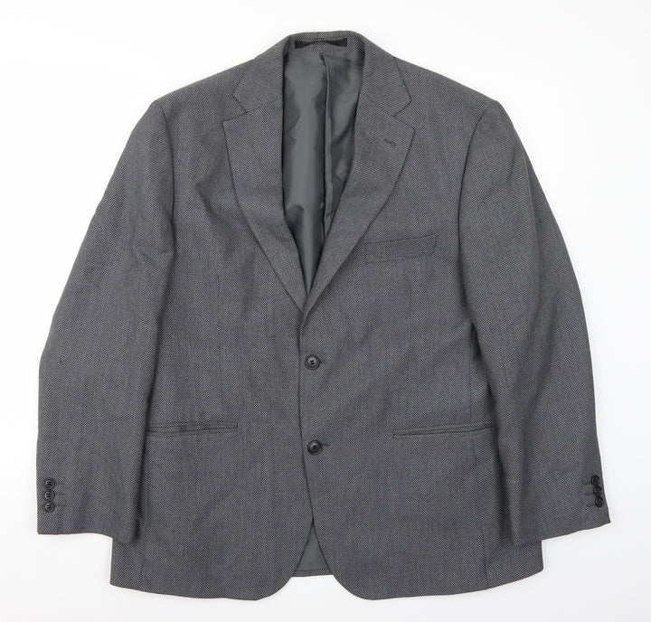 Marks and Spencer Mens Grey   Jacket Suit Jacket Size 42