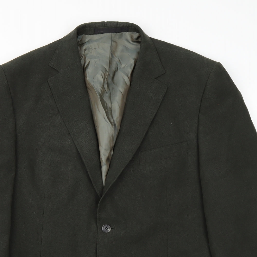 Marks and Spencer Mens Green   Jacket Suit Jacket Size 42