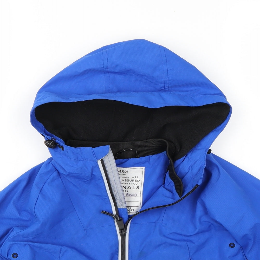 Marks and Spencer Boys Blue   Jacket Coat Size 5-6 Years