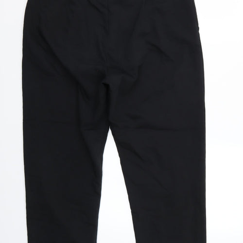 Riverisland Womens Black   Cropped Trousers Size 14 L24 in
