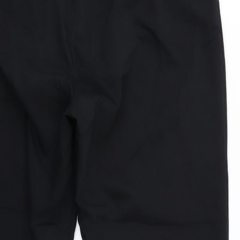 Riverisland Womens Black   Cropped Trousers Size 14 L24 in