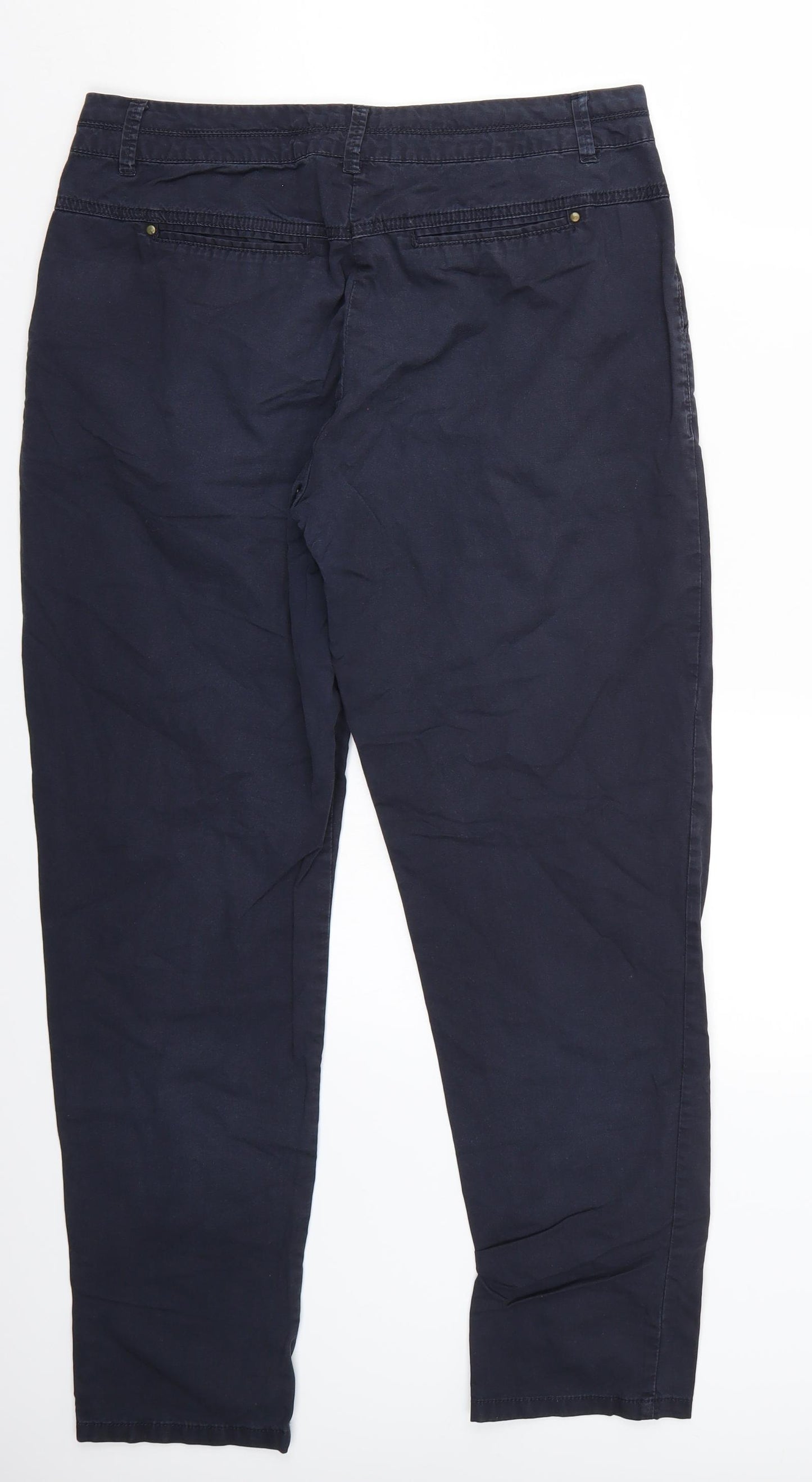 Wallis Womens Blue   Trousers  Size 10 L27 in