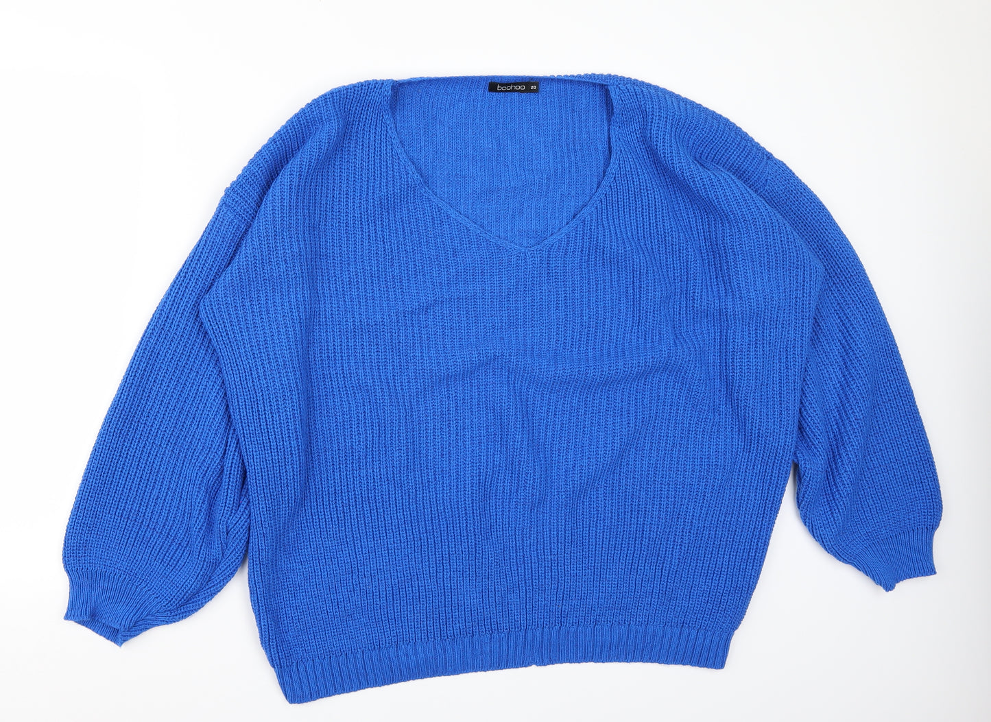 Boohoo Womens Blue   Pullover Jumper Size 20