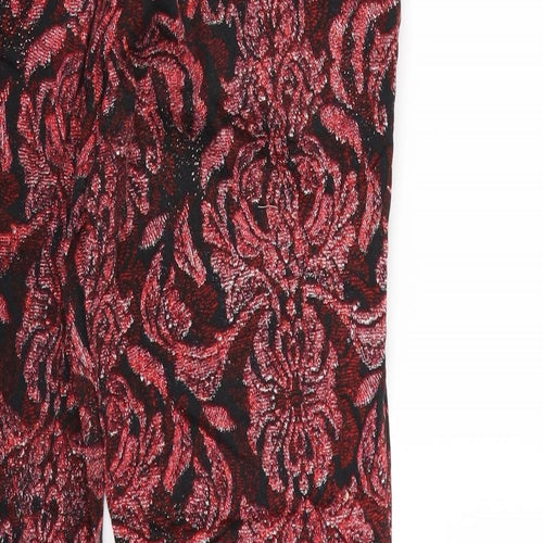 H&M Womens Black   Chino Trousers Size 6 L26 in