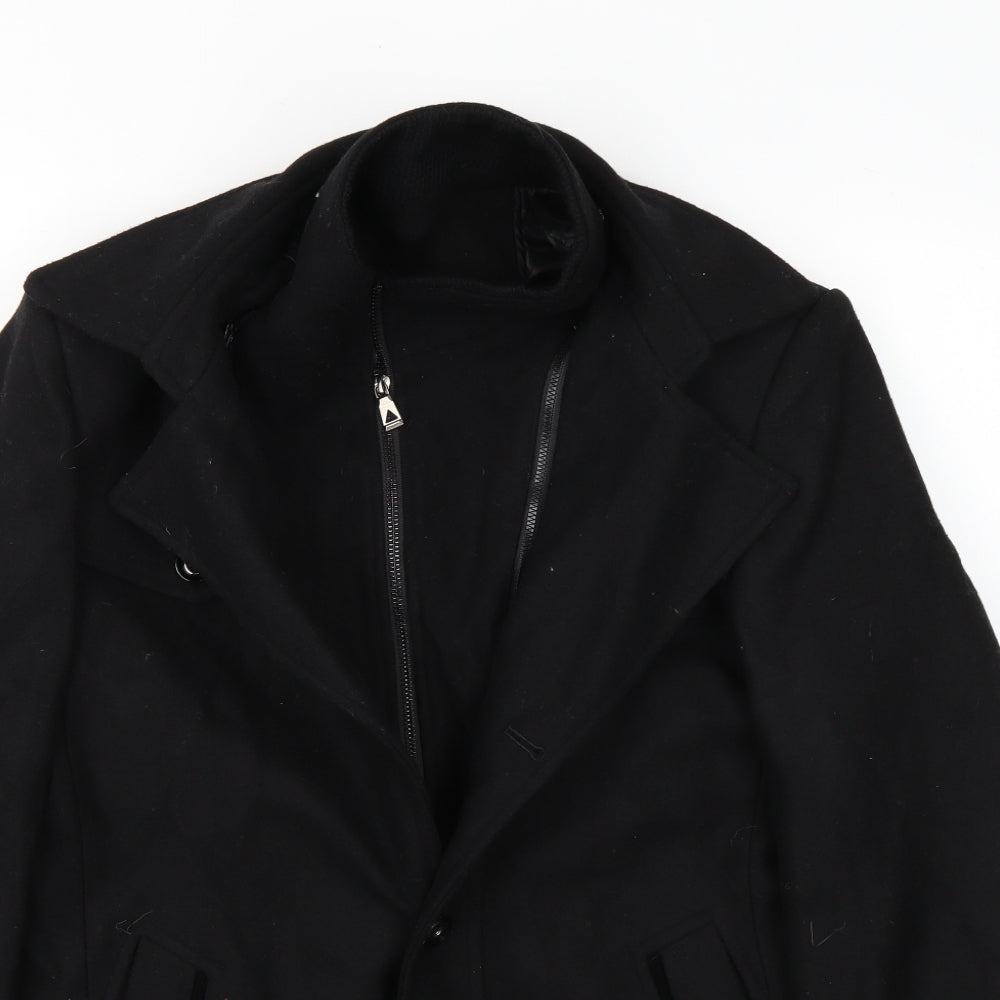 Preworn Womens Black   Jacket Coat Size S