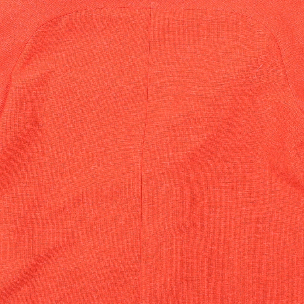 Preworn Womens Orange   Jacket Coat Size M