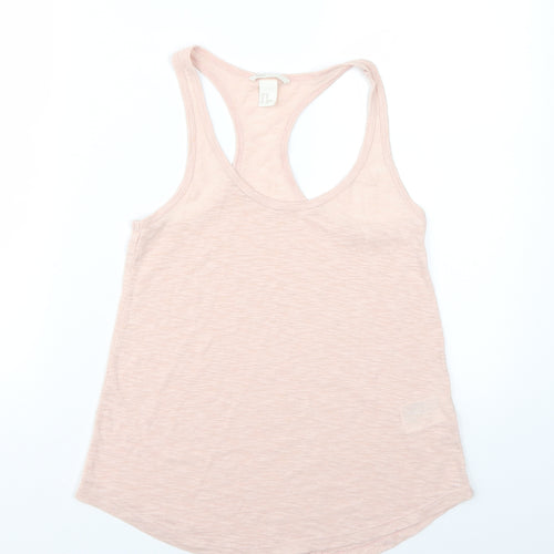 H&M Womens Pink   Basic T-Shirt Size XS