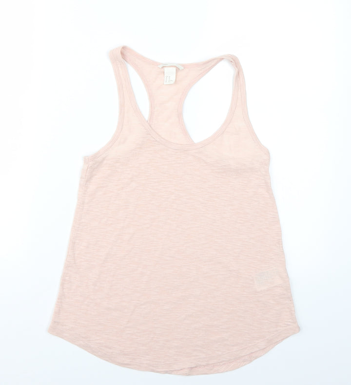 H&M Womens Pink   Basic T-Shirt Size XS