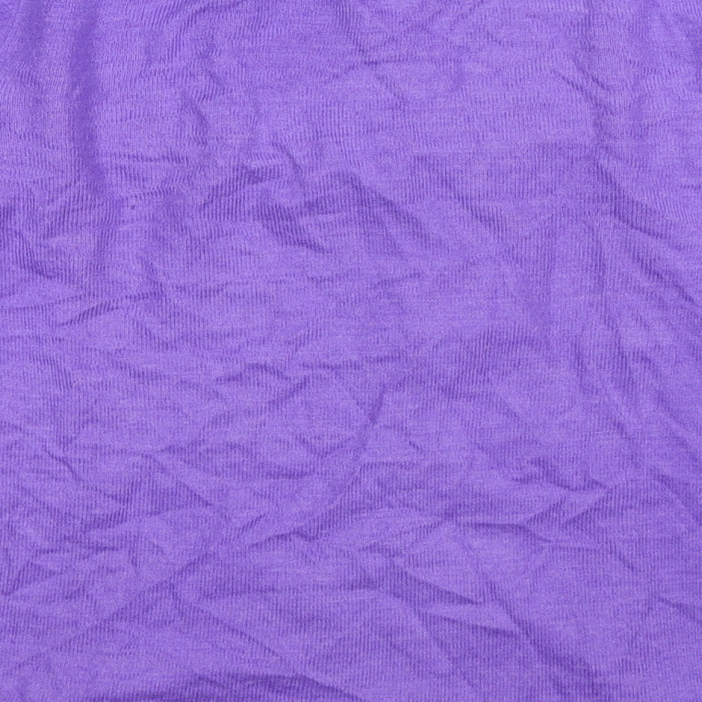 BHS Womens Purple  Knit Cardigan Jumper Size 12