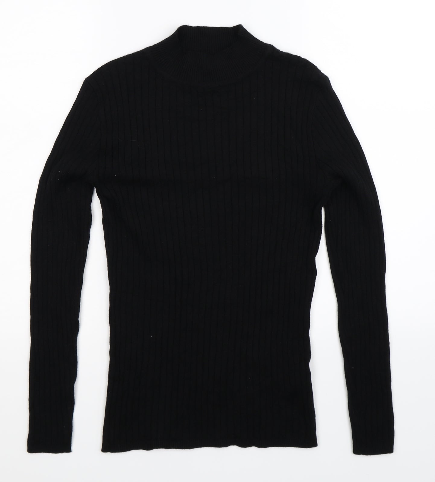 Primark Womens Black  Knit Pullover Jumper Size 16