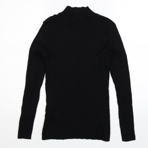 Primark Womens Black  Knit Pullover Jumper Size 16