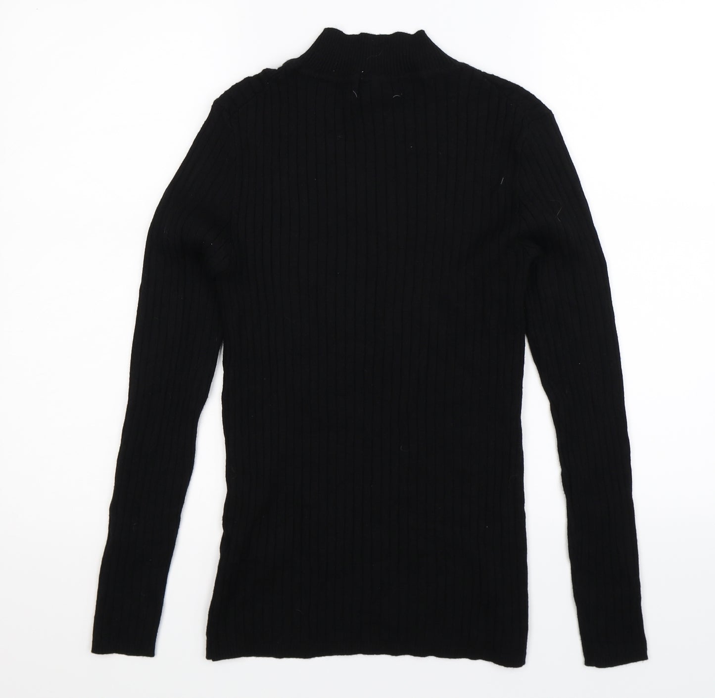 Primark Womens Black  Knit Pullover Jumper Size 16