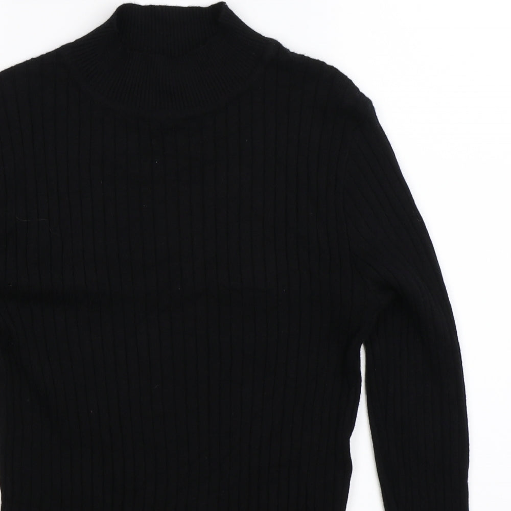 Primark Womens Black  Knit Pullover Jumper Size 16
