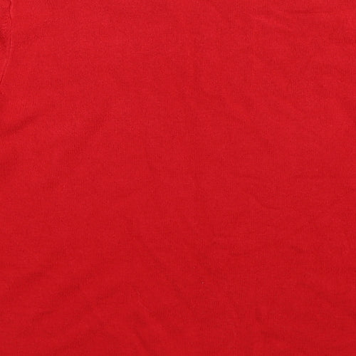 BHS Womens Red  Knit Pullover Jumper Size 12
