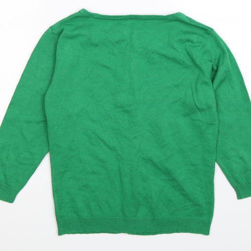 Atmosphere Womens Green  Knit Cardigan Jumper Size 14
