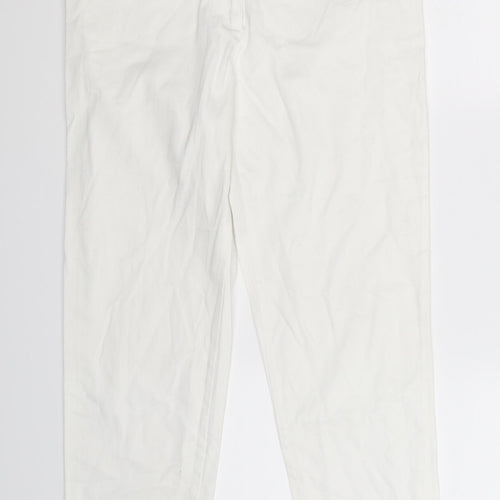 Libra Womens White   Trousers  Size 12 L26 in