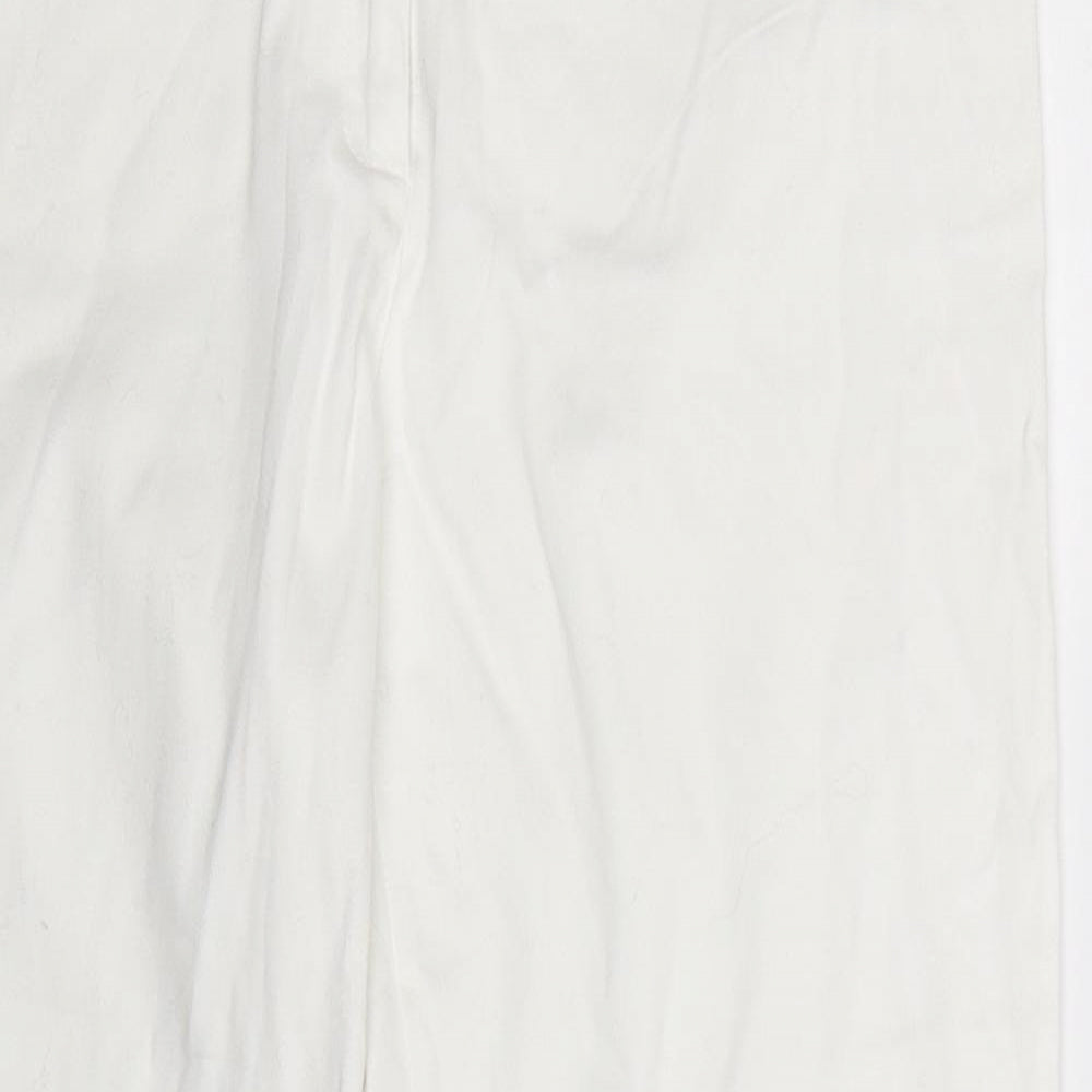 Libra Womens White   Trousers  Size 12 L26 in