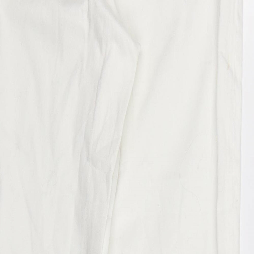 Libra Womens White   Trousers  Size 12 L26 in