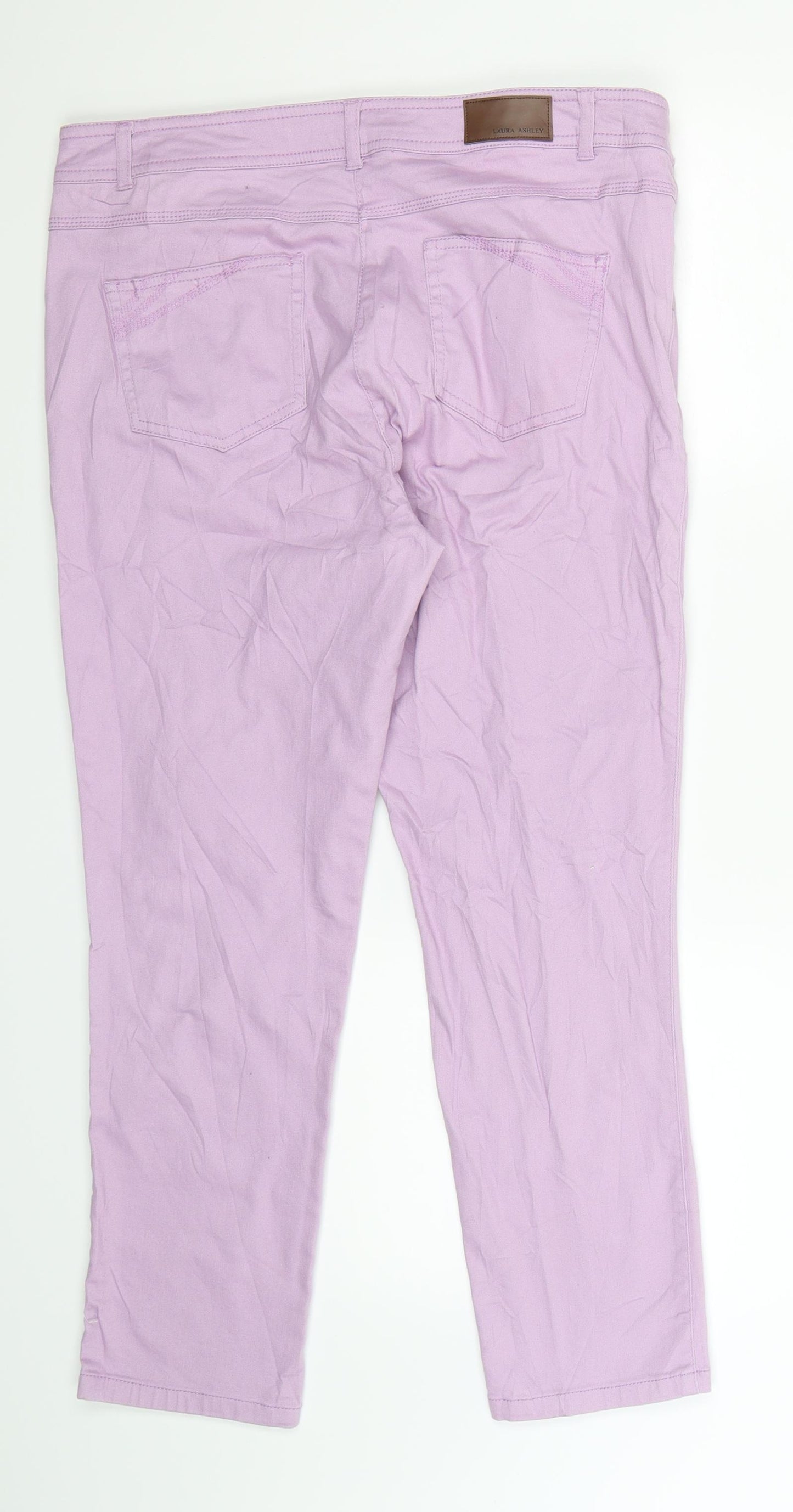 Laura Ashley Womens Pink   Trousers  Size 14 L25 in