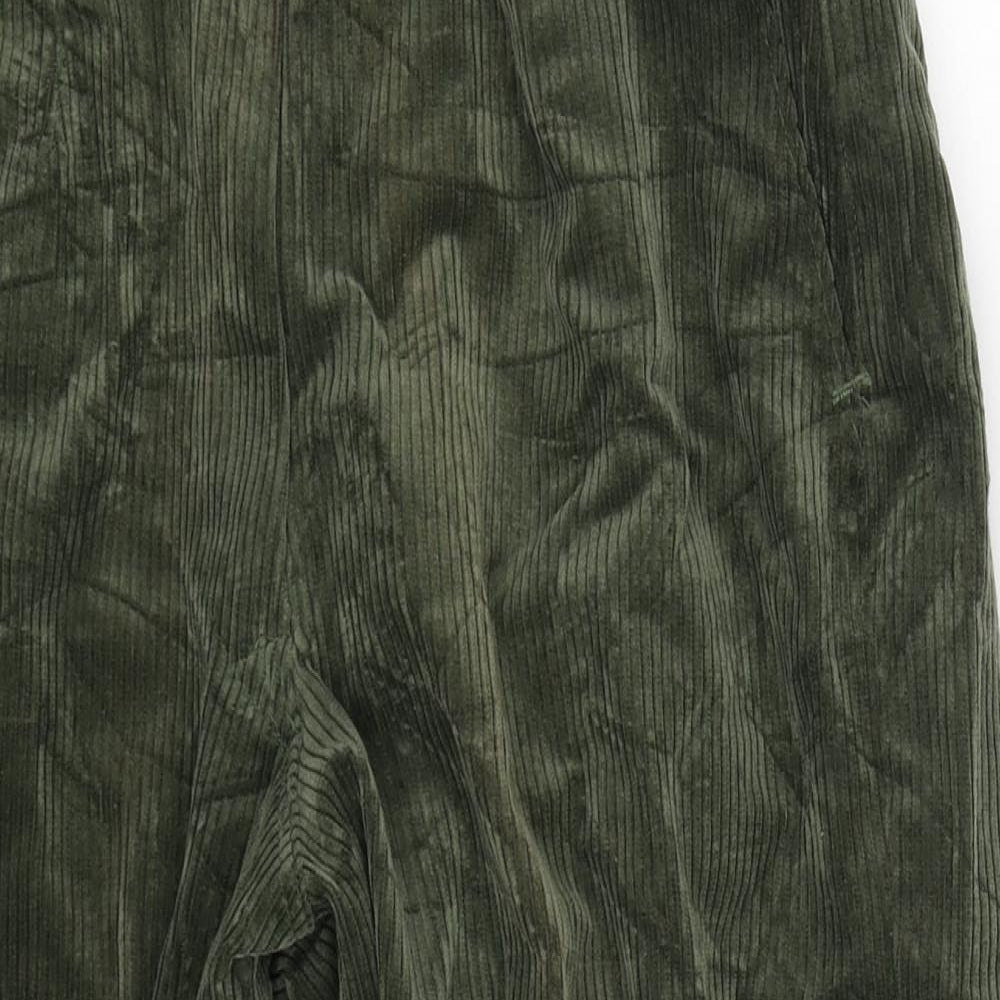 Alpendale Mens Green  Corduroy Bermuda Shorts Size 29