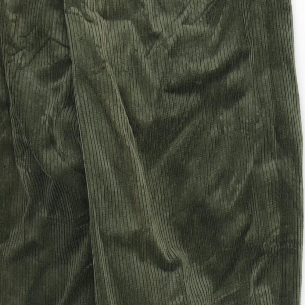 Alpendale Mens Green  Corduroy Bermuda Shorts Size 29