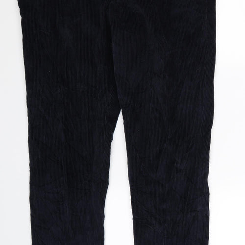 Kin Mens Blue  Corduroy Trousers  Size 36 L33 in