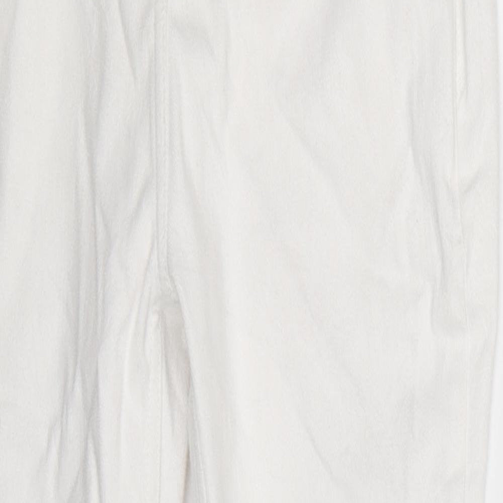 NEXT Womens White  Denim Jegging Leggings Size 8 L25 in