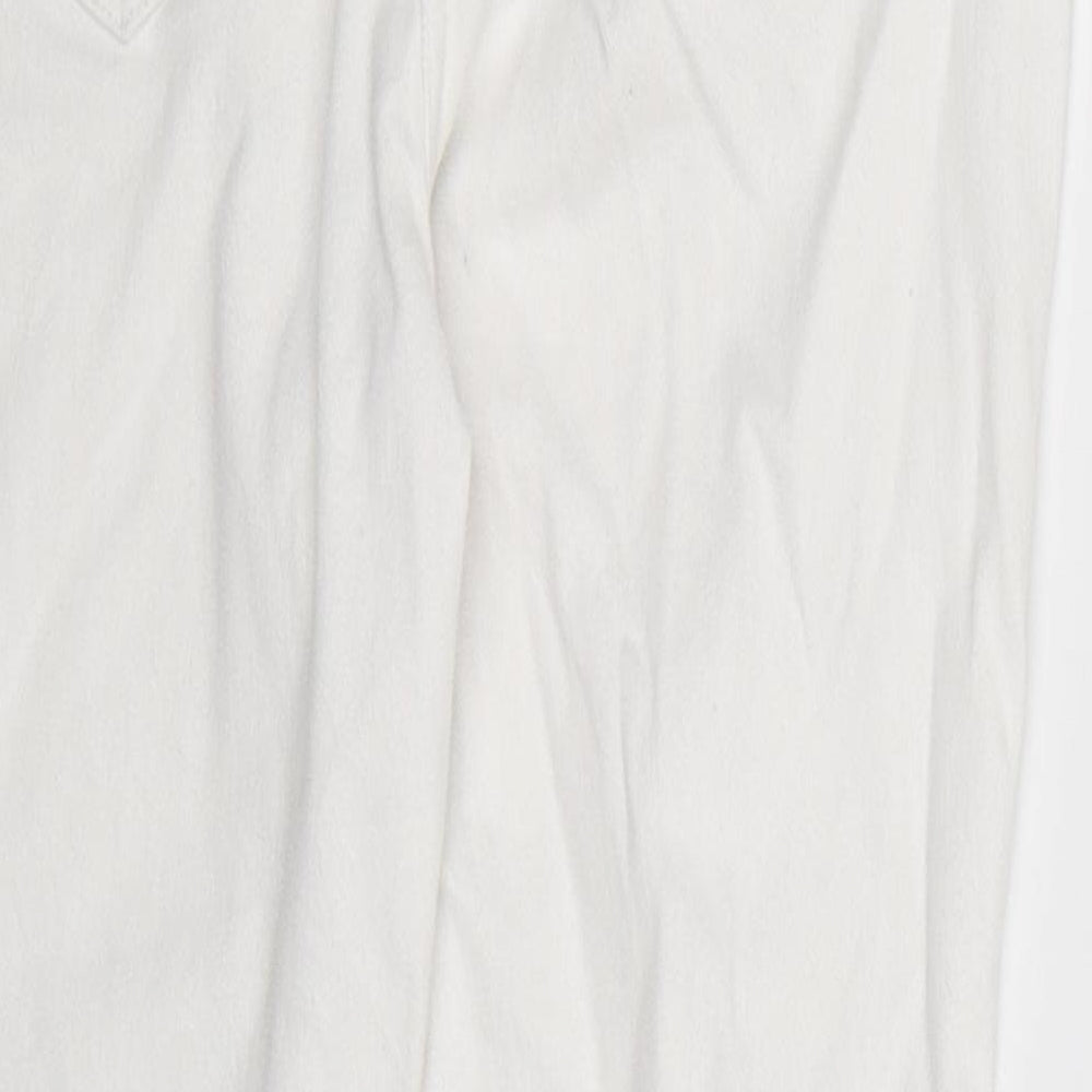 NEXT Womens White  Denim Jegging Leggings Size 8 L25 in